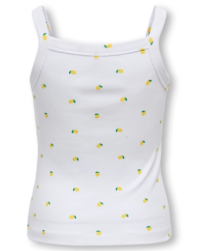 Kids Only - KOGBella Life Top - Cloud Dancer/ Lemons